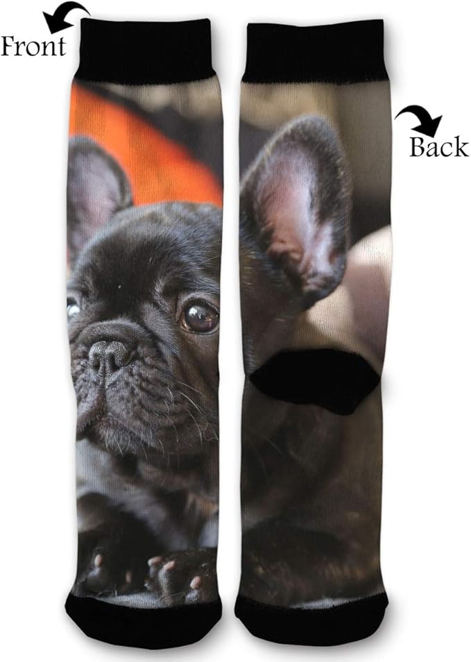 Fashion Travel Breathable Socks French Bulldog Men & Women