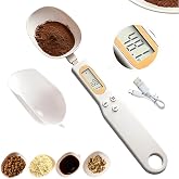 JoBerCool Digital Measuring Spoon Electronic Scale Spoon Weighing for Food Coffee Powder Tea Ingredients Spice Kitchen Gram Measuring Spoons High Precision 0.1g