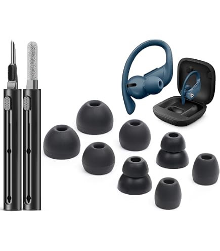 16-Piece Replacement Eartip Set For Powerbeats 2 & 1 Earphones – Assorted Sizes, Noise Isolating