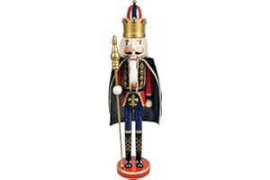 Jeco Nutcracker King with Cape, 24", Multicolored