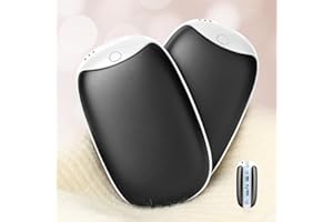 TOMUS-UNI 2 Pack Hand Warmer Rechargeable, Magnetic Twins Electric Hand Warmer, Reusable Type-C USB Handwarmer, Portable Hand Warmer 8000mAh, Great for Outdoor Sports, Hunting, Camping, Golf, Warm Gifts