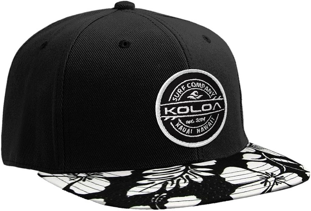 Joe's USA Koloa Surf Thruster Patch Logo Solid Snapback Hats