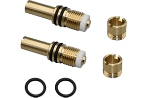GUGAGUGA 2 SET T-52 Stop Spindle Assembly, Shower Valve Repair kits, T-55B, 0.51x0.51x1.75 inches