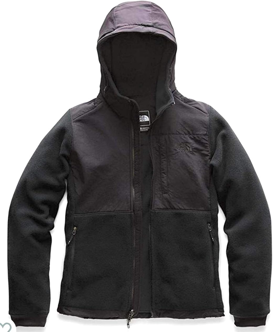 north face denali hoodie womens black