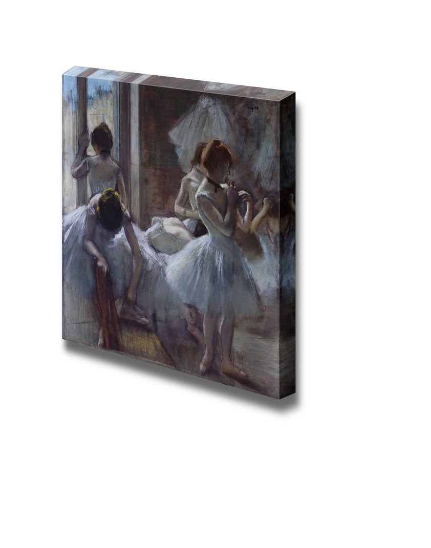wall26 - Dancers at Rest by Edgar Degas - Canvas Print Wall Art Famous Painting Reproduction - 16" x
