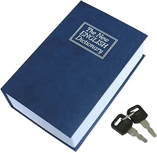 dictionary metal book safe