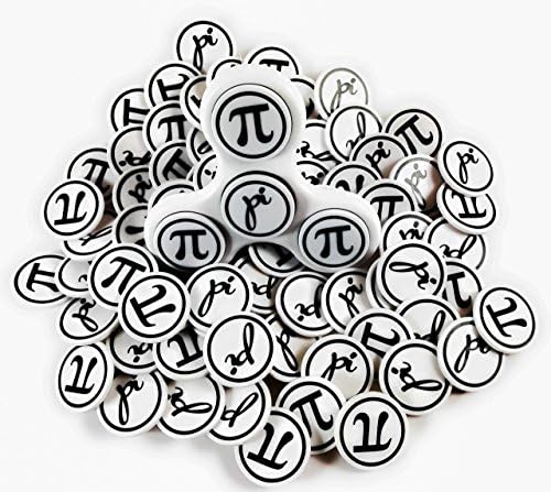 Pi SpinS White Mathematically Superior Fidget Spinner