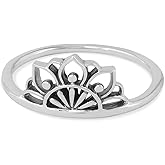 Boma Jewelry Sterling Silver Bohemian Lotus Ring