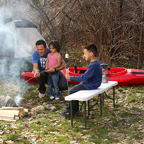 LIFETIME 80309 Portable Folding Bench, 6-Foot 841101004487 | eBay