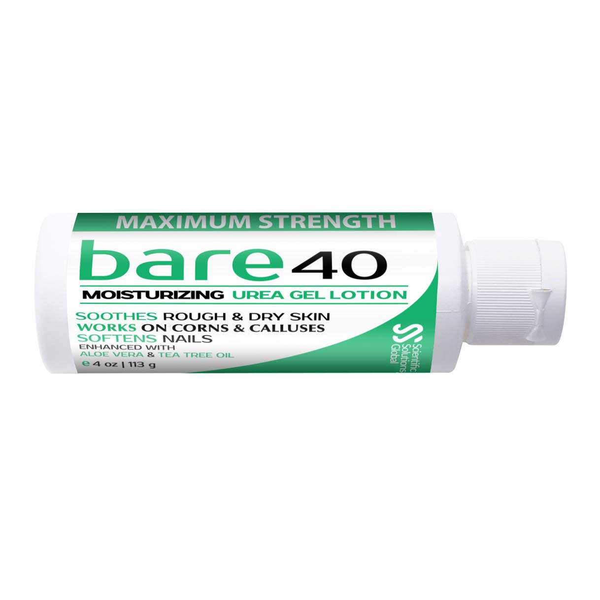 BARE 40 40% Lotion 4 Oz Callus Remover And Moisturizer For Cracked Dry Heels Re Hydrates Thick Rough Dead Itchy Dry Skin For Smooth Feet Elbows Soft Hands And Nails