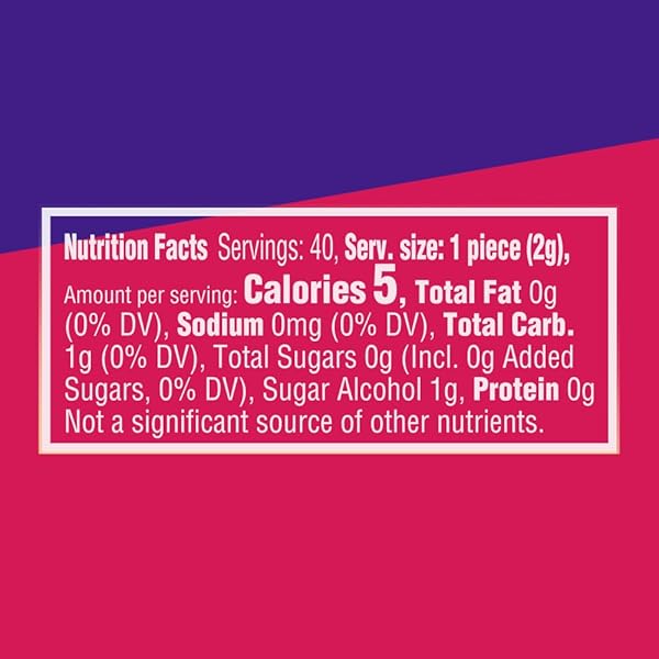 EXTRA REFRESHERS BERRY MIX GUM, 40-PIECE BOTTLE