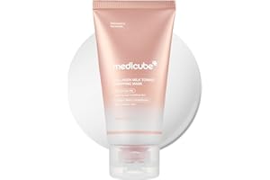 Medicube Collagen Milk Toning Wrapping Mask, Hydrating Film Mask with Glutathione and Niacinamide, 20 Minutes
