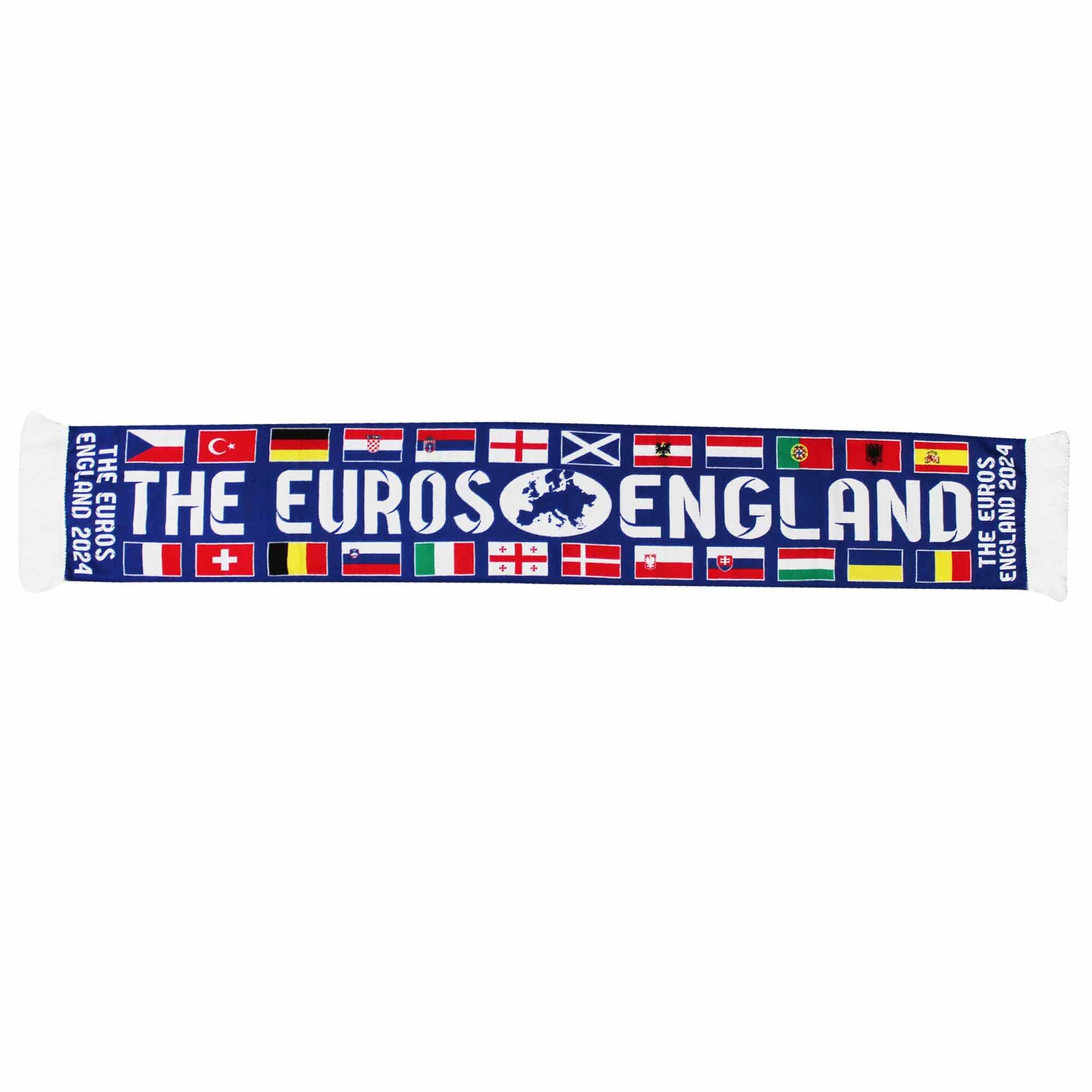 GIFTS 4 ALL England 2024 Football Fans Scarf, England EUROS Souvenir Scarf, England Football Scarf, EUROS Scarf for England Fans