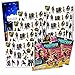 Marvel Guardians of the Galaxy Stickers Party Favors ~ Set of 2 Sticker Packs Bundle ~ 12 Sheets Over 240 Stickers plus Bonus Superhero Door Hanger