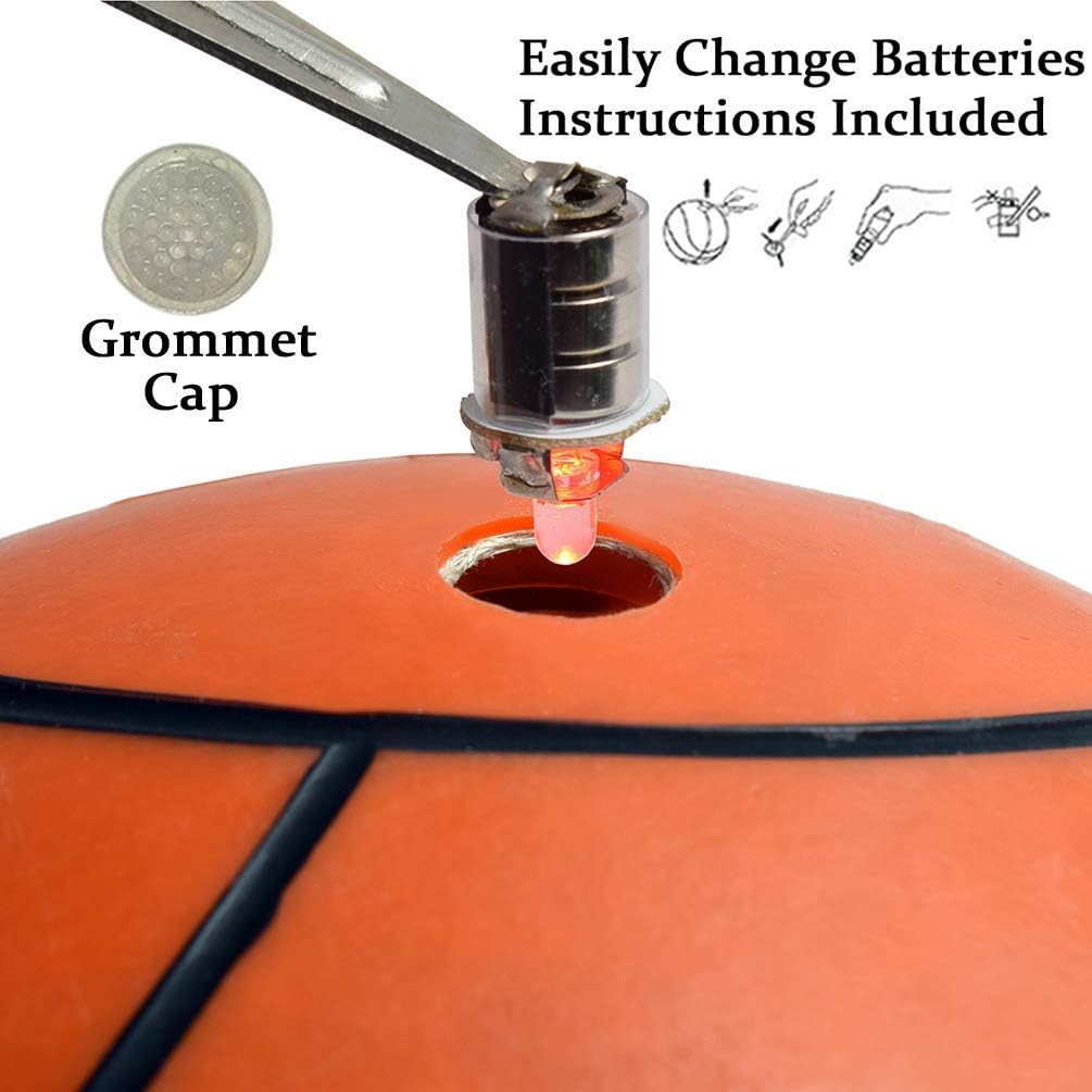 GlowCity LED Light Up Tetherball-Uses Hi Bright LED Light-Better Than Glow in The Dark : Sports & Outdoors