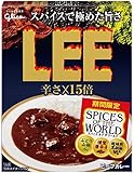 江崎グリコ ビーフカレーLEEスパイスオブザワールド辛さ&times;15倍 180g&times;5個