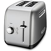 KitchenAid KMT2115 Toaster for Bagel 2 Slice, Silver