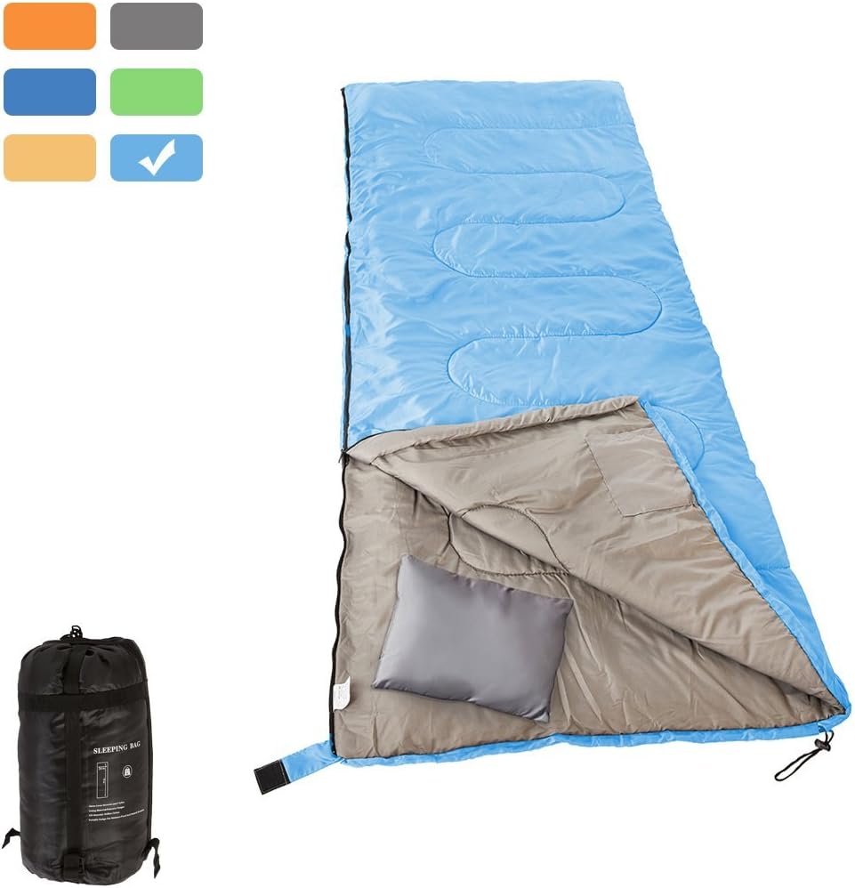 RUBEDER Envelope Mummy Sleeping Bags Wrong (Sky Blue, Envelope)