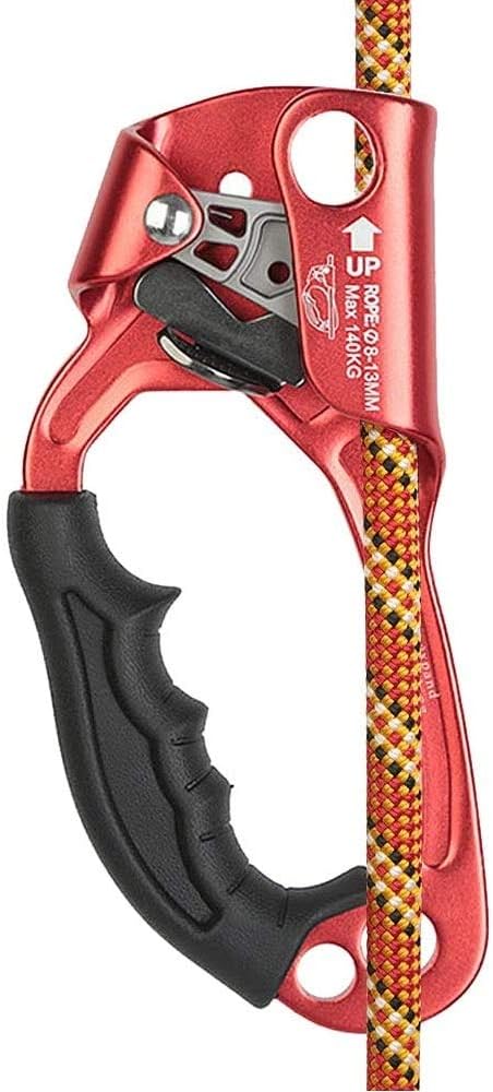 SZCQ SRT Climbing Hand Ascender Aviation Light Alloy Mountaineering Rock Ergonomic Rappelling Gear Equipment Right Handled Ascender Arborist Tree Climber Rigging : Sports & Outdoors