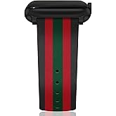 MOINSPIRE Designer Leather Bands with Charms Compatible with Apple Watch 38mm 40mm 41mm 42mm(S11/10) 44mm 45mm 46mm 49mm Women Men Strap for iWatch Series 11/10/9/8/7/6/5/4/3/2/1 SE 1/2/3 Ultra 1/2/3