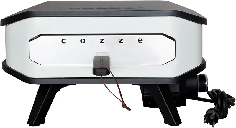 Four à pizza électrique 13" Cozze® avec pierre à pizza et porte avant 230 V/2 200 W, Black — photo 2 sur 7