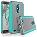 Tekcoo ZTE Zmax Pro Case, ZTE Blade X Max Cute Case, [Tmajor] Shock Absorbing [Turquoise] Adorable Rubber Silicone Plastic Scratch Resistant Defender Bumper Hard Cases Cover for ZTE Z983 Z981