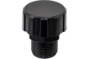 Buyers Products HBF12P DC Hydraulic Power Unit 3/4 Inch Poly Breather Cap, Free Flow Ventilator for Reservoir, Oil-Resistant,