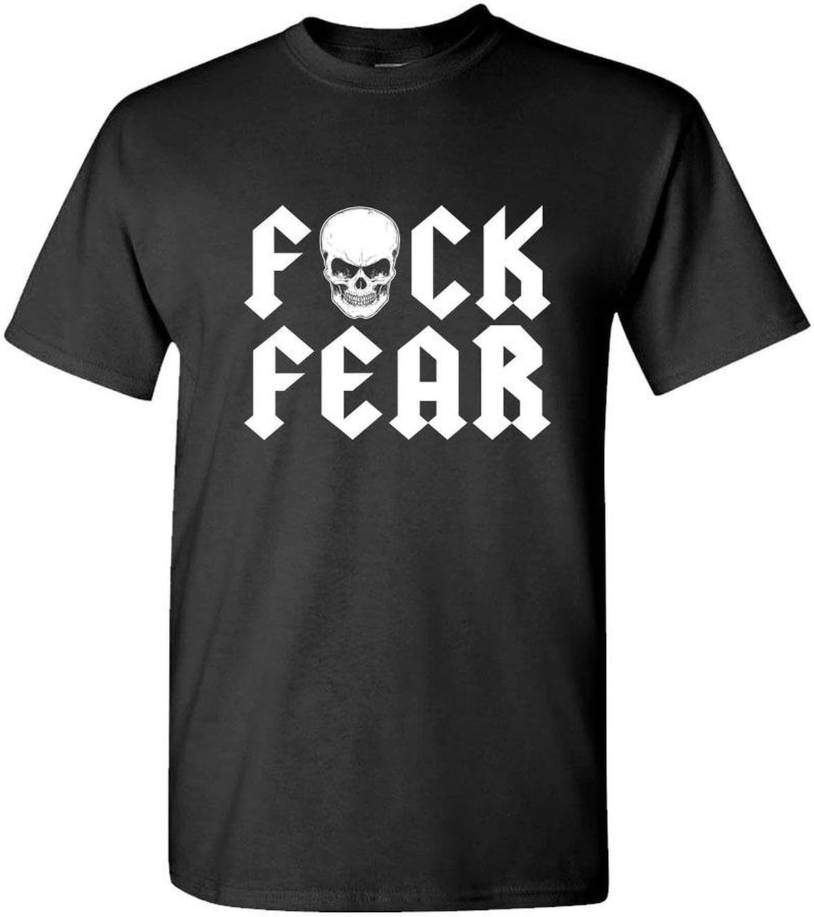 PLUSa Fuck Fear Drink Beer Austin Wrestling Funny Mens T-Shirt