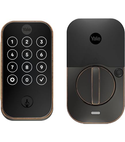 Yale Assure Lock 2 Touch Deadbolt, Lifetime Brass Keyed Smart Lock