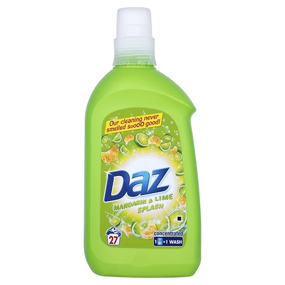 Daz Mandarin and Lime Splash Laundry Detergent Liquid 15 Washes (Pack