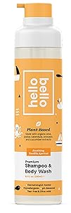 Hello Bello Plant-Based Shampoo And Body Wash - Vanilla Apricot