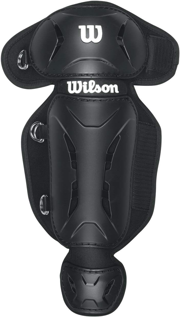 Wilson EZ Gear Baseball Catcher's Kit, Small/Medium - Black : Baseball Leg Guards : Sports & Outdoors