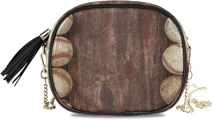baseball cross body bag