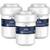 GLACIER FRESH MWF Refrigerator Water Filter Compatible with GE, 3-Pack | Compatible with SmartWater MWFP, MWFA, GWF, HDX FMG-1, WFC1201, RWF1060, 197D6321P006, Kenmore 9991