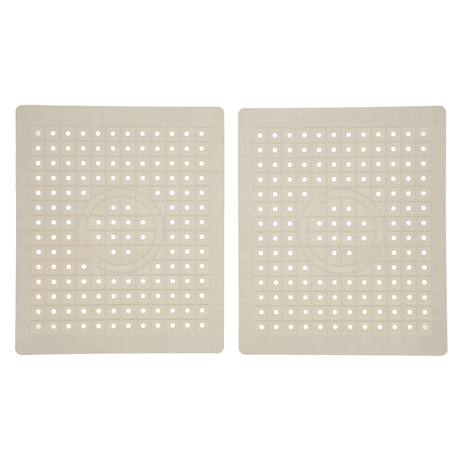 Alvinlite 2 Pack Kitchen Sink Mat Drain Pad Protector 10 x 12 Non-Slip Rubber Durable sink