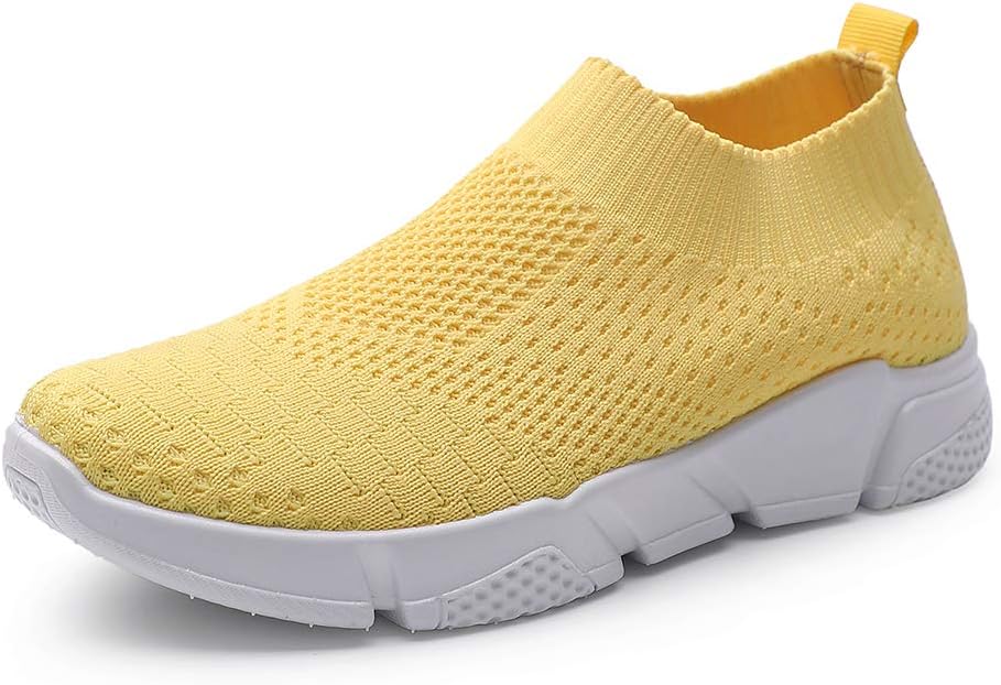 DRKA Women's Athletic Mesh Walking Shoes, Lightweight and Breathable Slip-on Sneakers