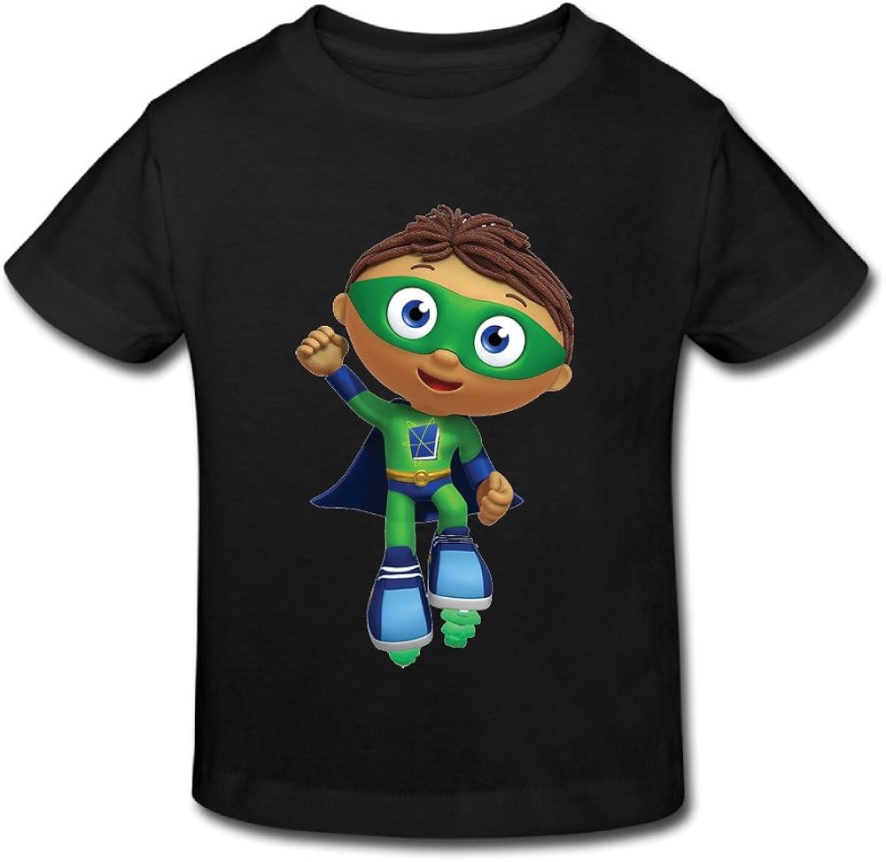Radyk56rtyh Toddler's 100% Cotton Super Why! Cute T-Shirt