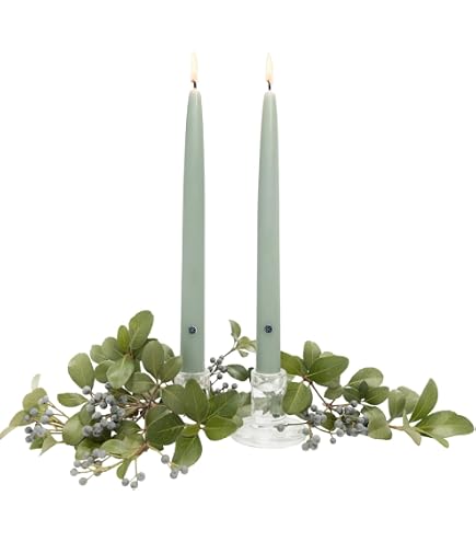 Colonial Candle Unscented Taper Candles | Persian Pink | 12 Inches | Pack Of 12 | Up To 10 Hour Burn - View #2