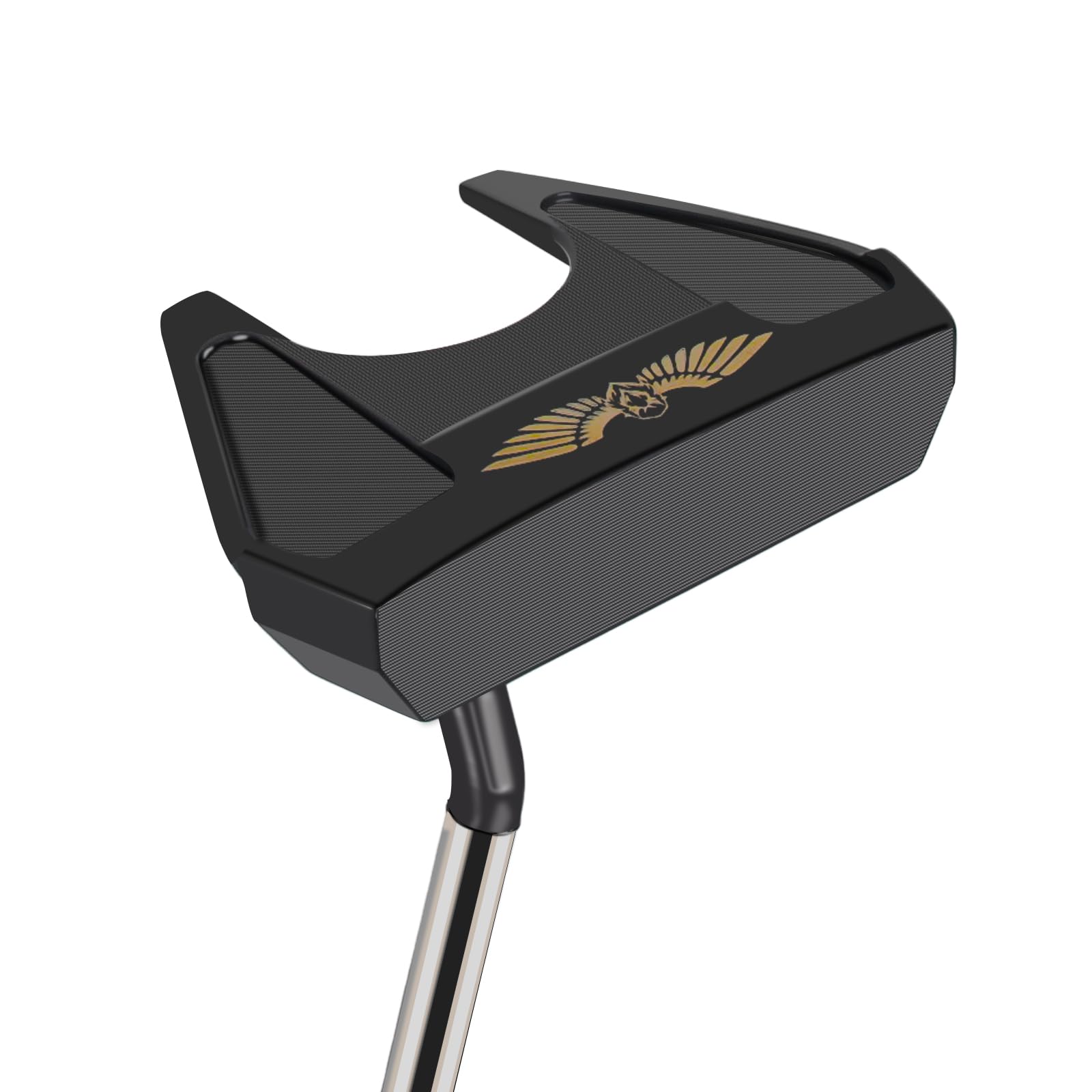 Bybomya CNC Golf Putter, Right Hand, Regular Flex, Black, Men's Gift, Experienced Golfers