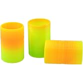 Andiker Cat Spiral Spring, 3 pcs Long Cat Creative Toy Interactive cat Toy Durable Heavy Plastic Spring Colorful Springs Cat Toy for Swatting, Biting, Hunting, and Active Healthy Play (3pc)