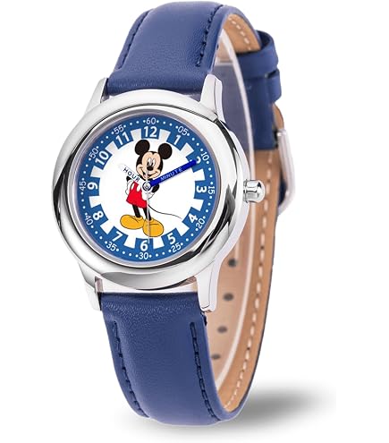 Amazon.com: Disney Mickey Mouse Analog Kids Watch with Moving Hour
