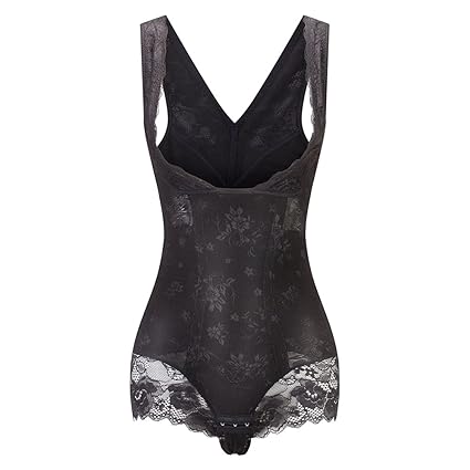 KSKshape Damen Shapewear Figurformender Formende Bodys Taillenformer Shaping Bodysuit mit Haken
