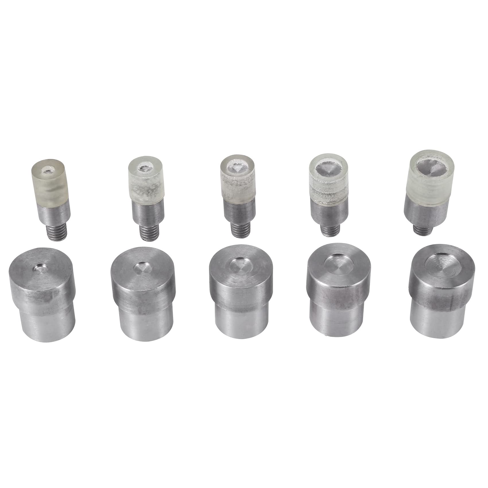 Hausdec 5 Sets Double Rivets Dies(5mm/6mm/8mm/10mm/12mm)