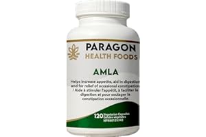 Paragon Health Foods Amla Capsule | 120 Vegetarian Capsules | Supports Heart Health | Natural Anti-inflammatory