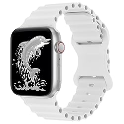 QRose Silicone Elastic Ocean Bands Compatible with