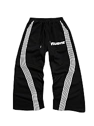 GORGLITTER Men's Baggy Wide Leg Sweatpants Y2K