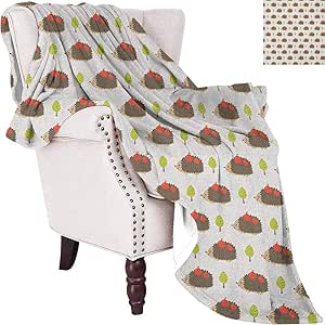 in2green - Hedgehog Baby Blanket, Blue Pond | One Kings Lane