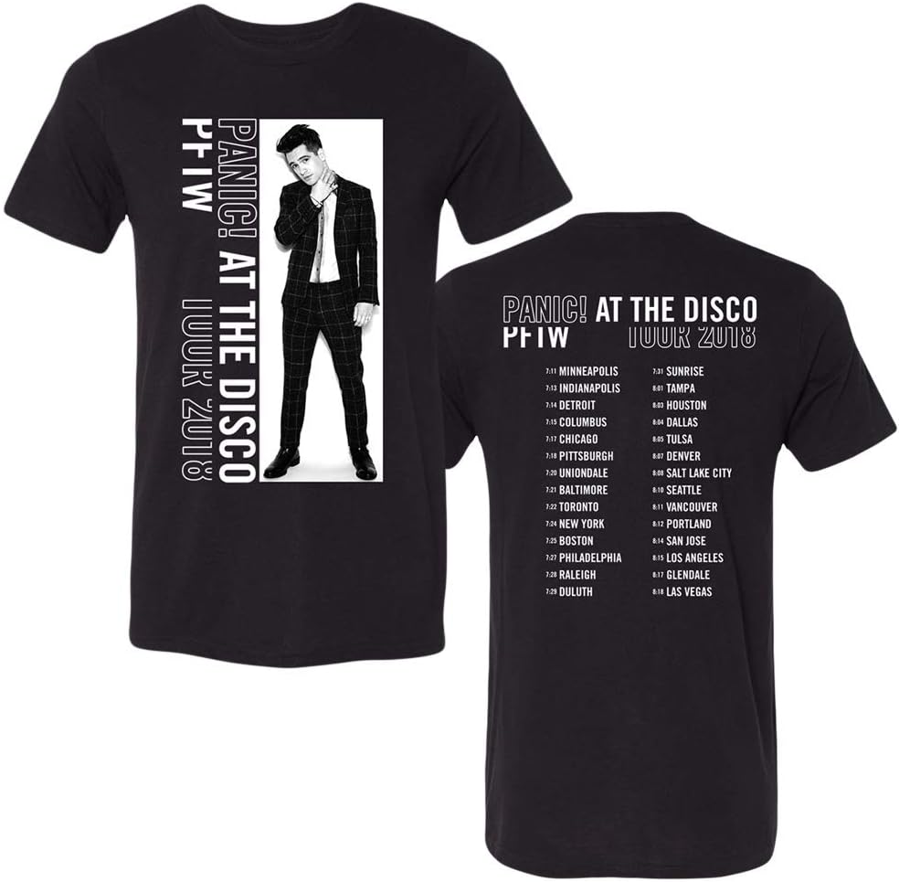 Panic at the Disco White Block Photo Tour Tee