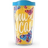 Tervis EttaVee You Can Made in USA Double Walled Insulated Tumbler Travel Cup Keeps Drinks Cold & Hot, 16oz, Classic