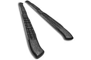 TAC TRUCK ACCESSORIES COMPANY TAC 4.25" Side Steps Running Boards Fit 2019-2024 Chevy Silverado/GMC Sierra 1500|2020-2023 Silverado/Sierra 2500 3500 Crew Cab Truck Pickup Texture Black Nerf Bars 2pcs